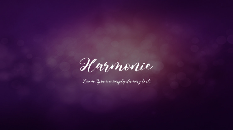 Harmonie Font