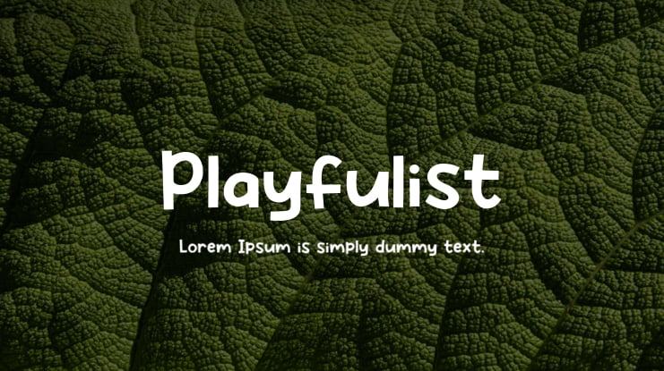 Playfulist Font
