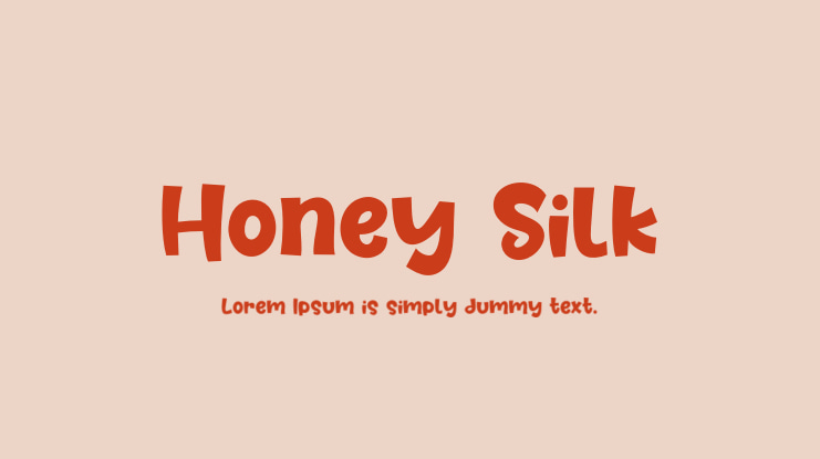 Honey Silk Font