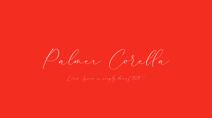 Palmer Corella Font