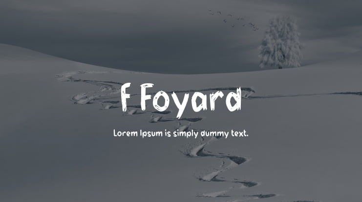 f Foyard Font