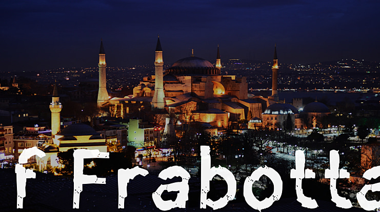 f Frabotta Font