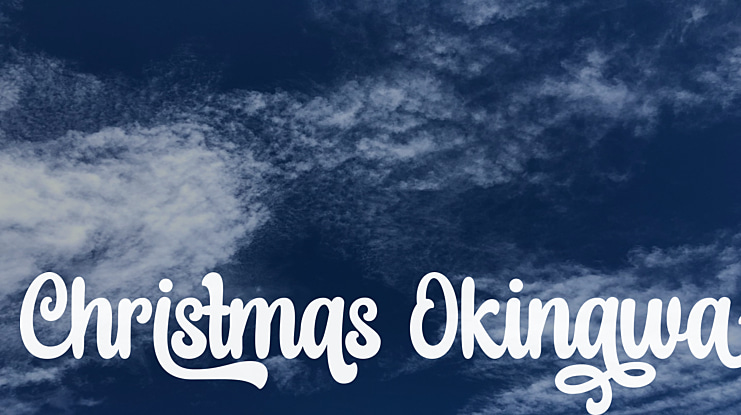 Christmas Okinawa Font