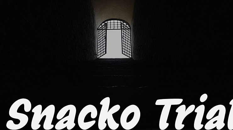 Snacko Trial Font