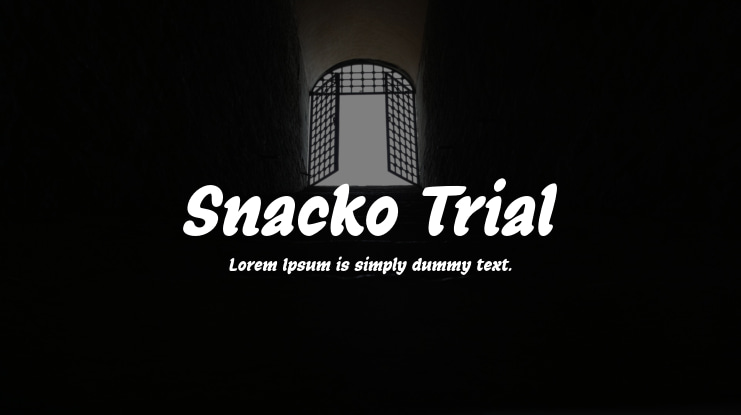 Snacko Trial Font
