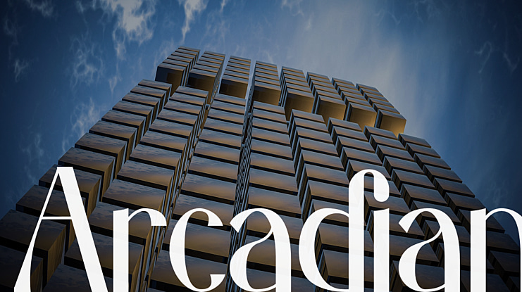 Arcadian Font