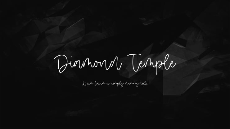Diamond Temple Font