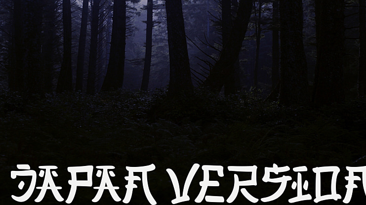 Japan Version Font
