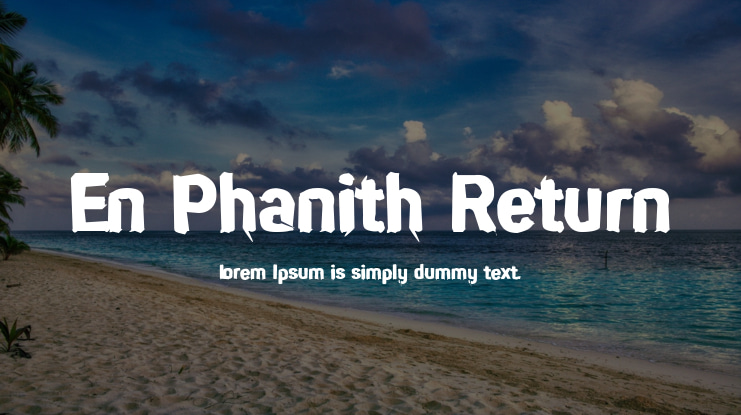 En Phanith Return Font