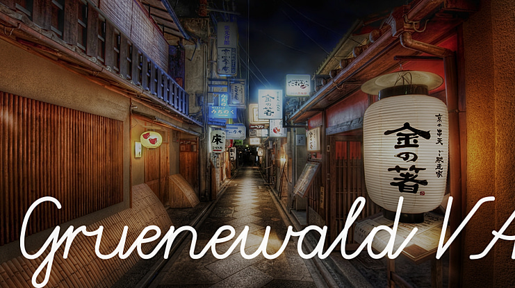 Gruenewald VA Font