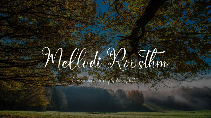 Mellodi Roosthm Font