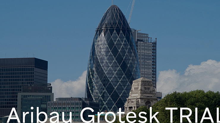 Aribau Grotesk TRIAL Font Family