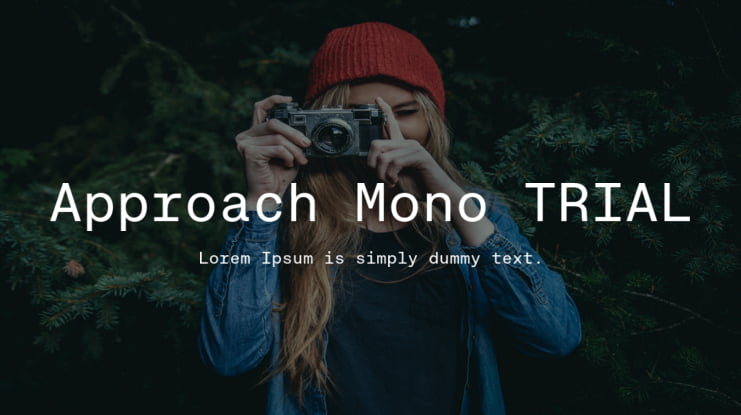 Approach Mono TRIAL Font Family