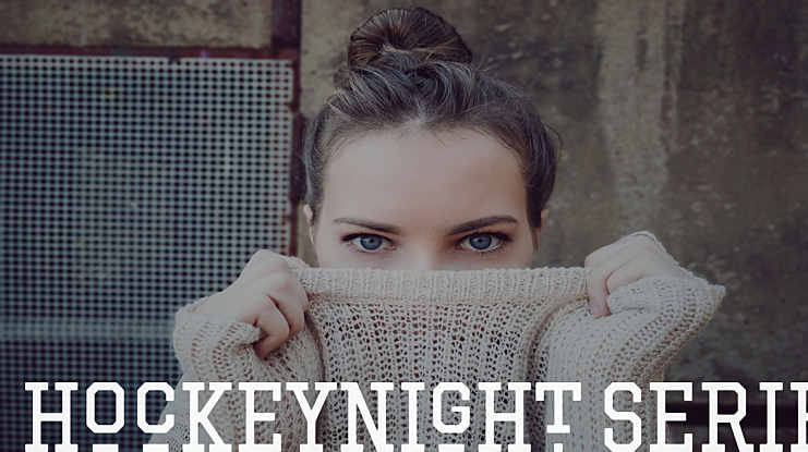 Hockeynight Serif Font Family