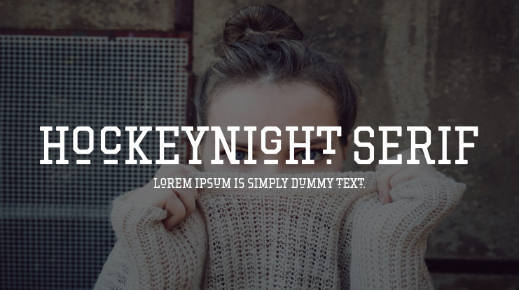 Hockeynight Serif Font Family