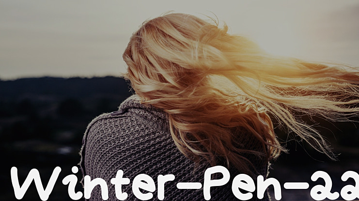 Winter-Pen-22 Font