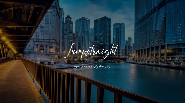 Jumpstraight Font