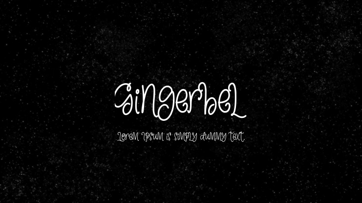 Gingerbel Font