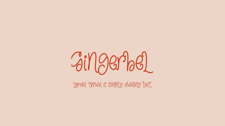 Gingerbel Font