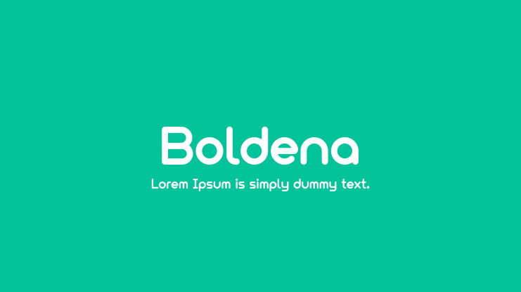 Boldena Font