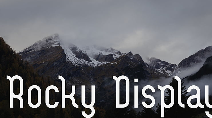 Rocky Display Font