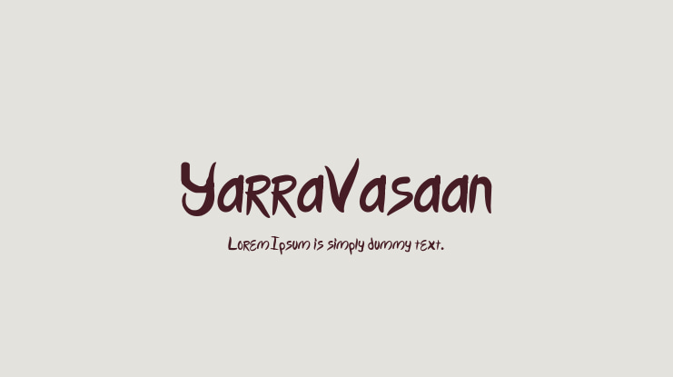 YarraVasaan Font