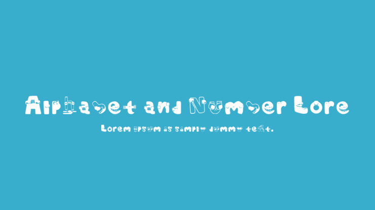 Alphabet Number Lore F V4 Font : Download Free for Desktop & Webfont