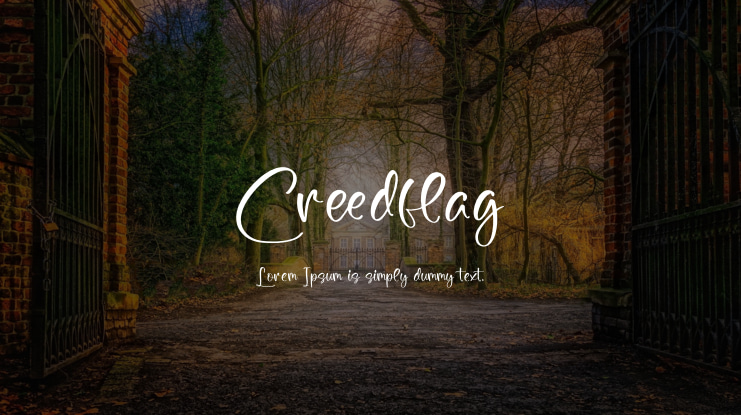 Creedflag Font