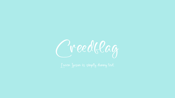 Creedflag Font