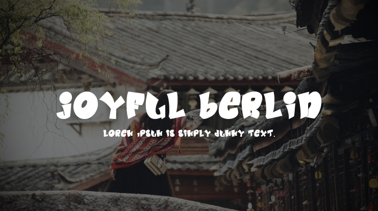 Joyful Berlin Font