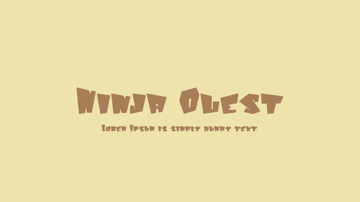Ninja Quest Font
