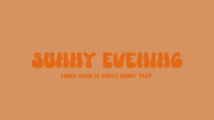 Sunny Evening Font