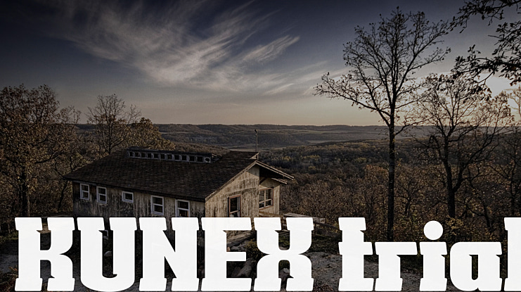 KUNEX trial Font Family