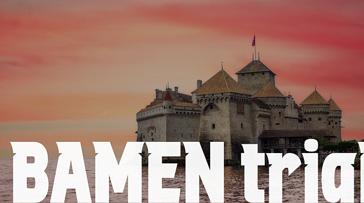 BAMEN trial Font Family