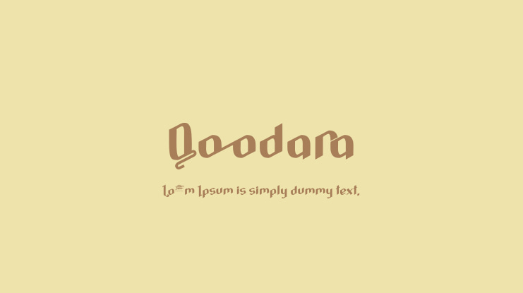 Qoodara Font