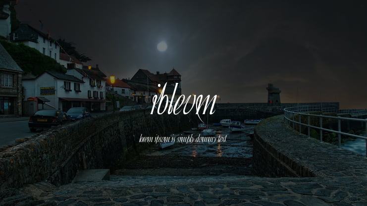 Ibleum Font