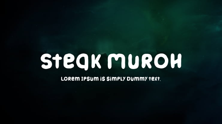 Steak Muroh Font