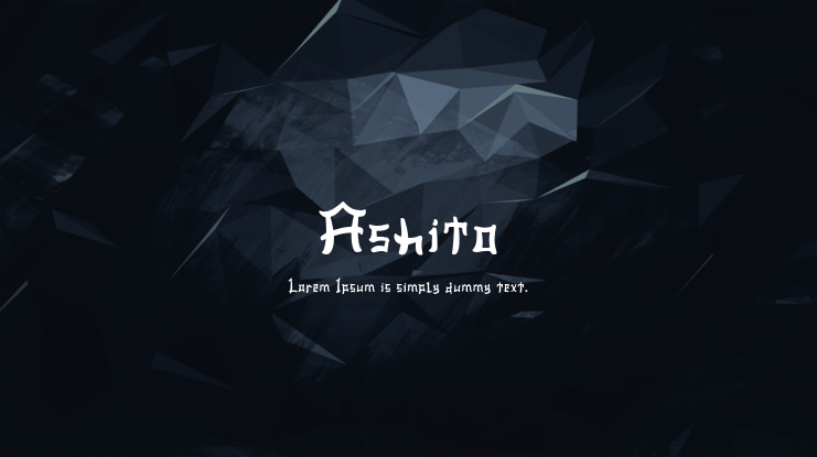 Ashito Font