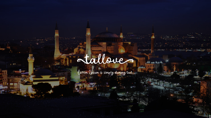 Tallove Font