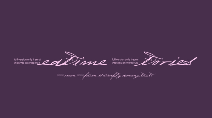 Bedtime Stories Font