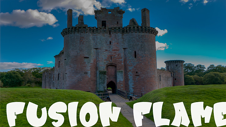 Fusion Flame Font