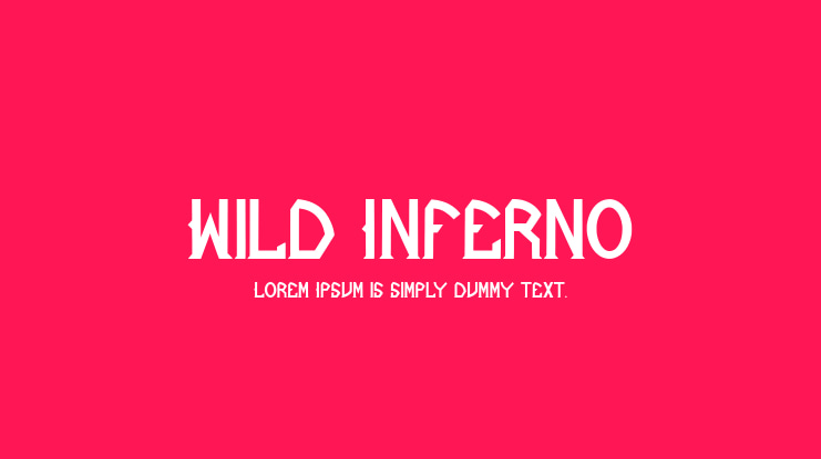 Wild Inferno Font