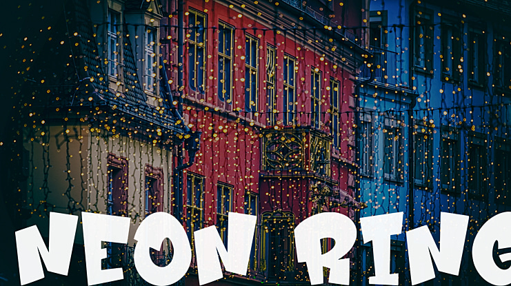 Neon Ring Font