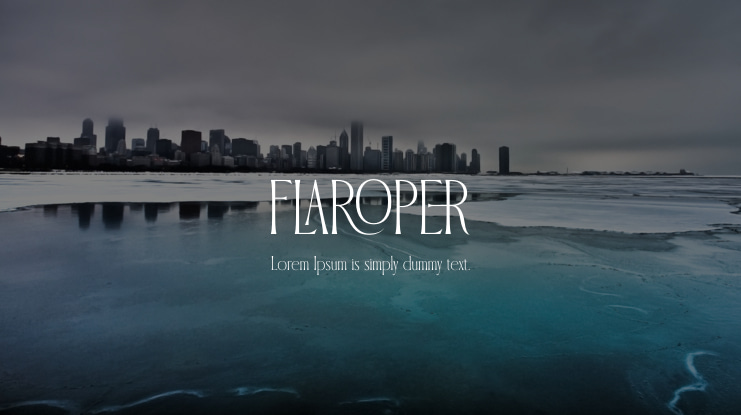 FLAROPER Font