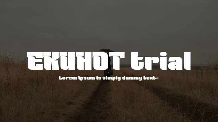 EKUHOT trial Font Family