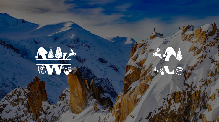 Welcome Christmas (Monogram) Font Family