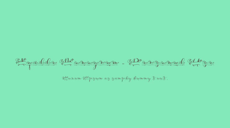 Aqille Monogram - Personal Use Font