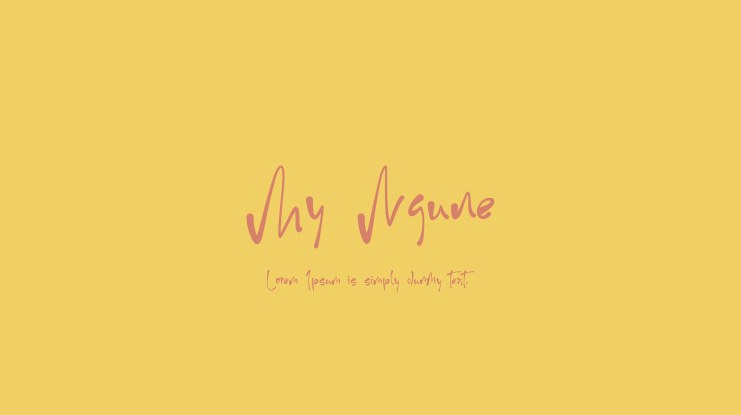 My Ngune Font