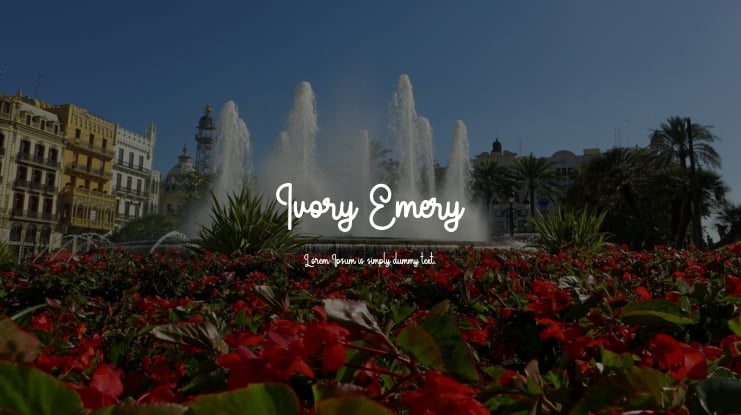 Ivory Emery Font