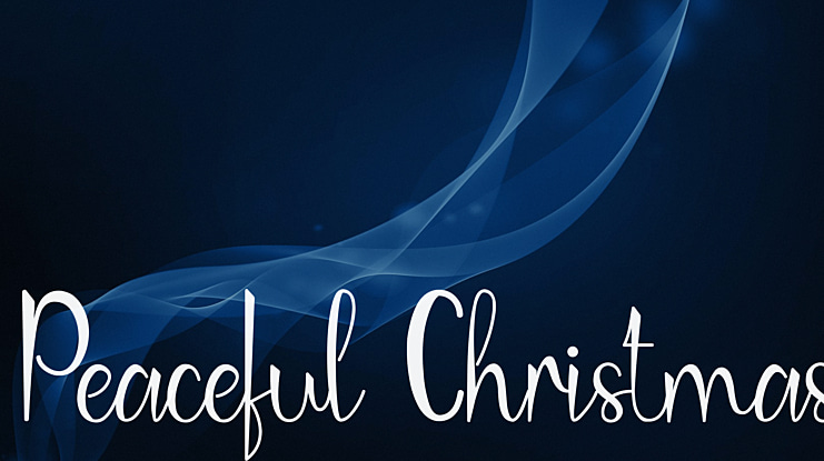 Peaceful Christmas Font